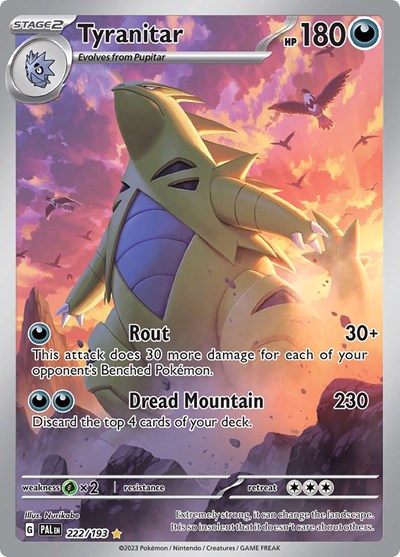 Tyranitar #222 Paldea Evolved