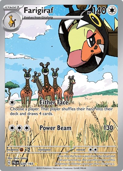 Farigiraf #228 Paldea Evolved