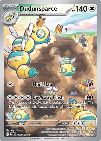 Dudunsparce #229 Paldea Evolved