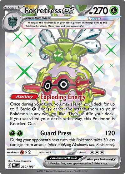 Forretress ex #230 Paldea Evolved
