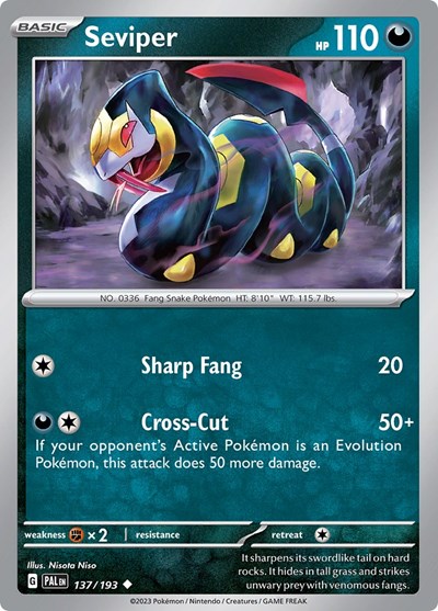 Seviper #137 Paldea Evolved