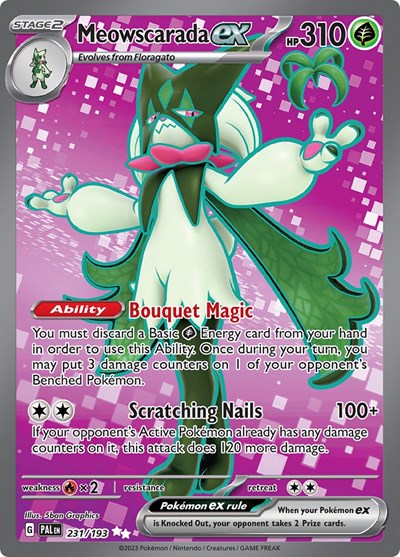 Meowscarada ex #231 Paldea Evolved