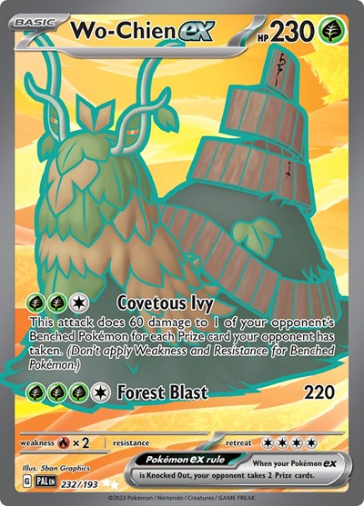 Wo-Chien ex #232 Paldea Evolved
