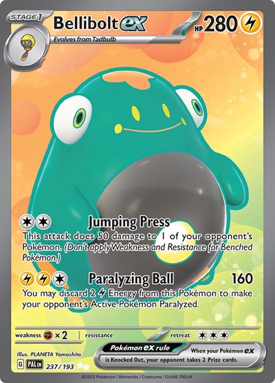 Bellibolt ex #237 Paldea Evolved