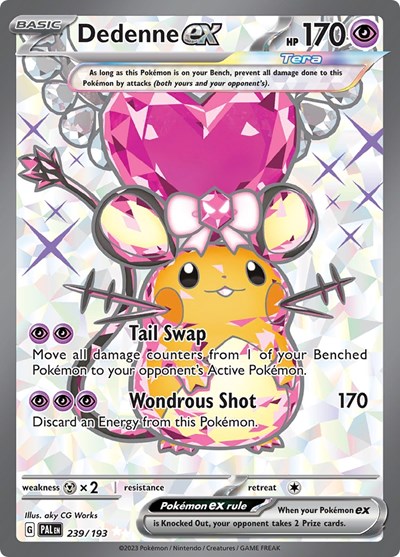 Dedenne ex #239 Paldea Evolved
