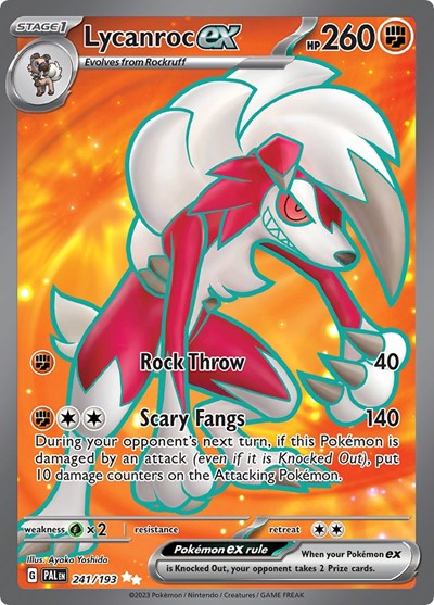 Lycanroc ex #241 Paldea Evolved