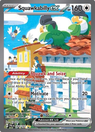 Squawkabilly ex #264 Paldea Evolved