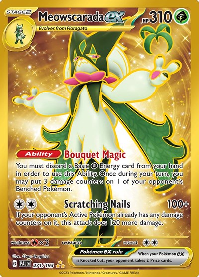 Meowscarada ex #271 Paldea Evolved