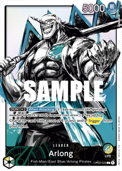 Arlong (Alternate Art) #OP03-022 Pillars of Strength