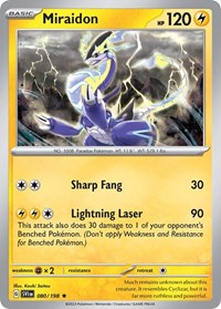 Miraidon #80 Deck Exclusives