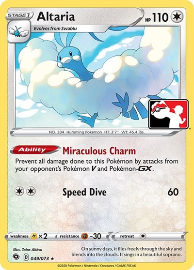 Altaria #49 Prize Pack Series Cards