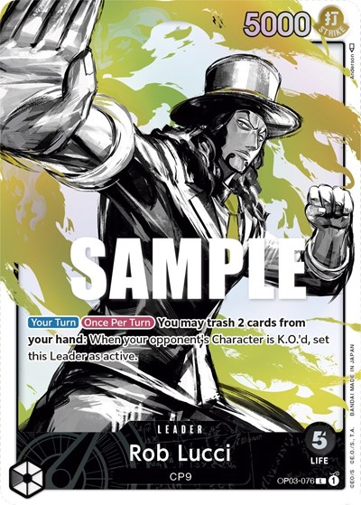 Rob Lucci (Alternate Art) #OP03-076 Pillars of Strength