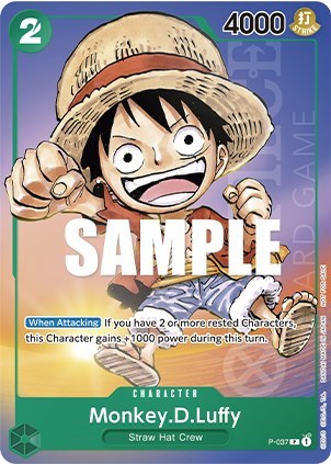 Monkey.D.Luffy (Anime Expo 2023) #P-037 One Piece Promotion Cards