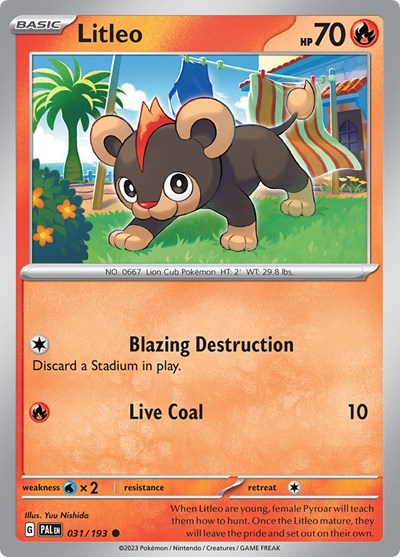 Litleo #31 Paldea Evolved