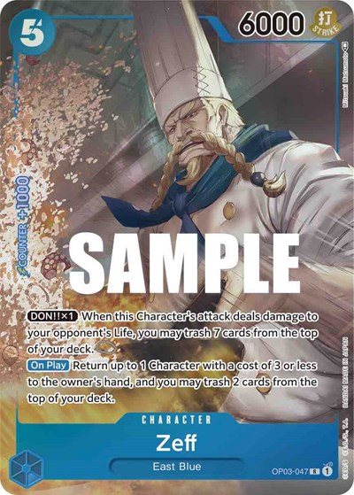 Zeff (Alternate Art) #OP03-047 Pillars of Strength