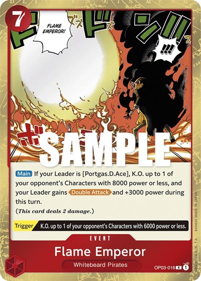Flame Emperor #OP03-016 Pillars of Strength