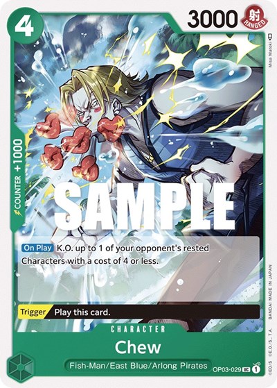 Chew #OP03-029 Pillars of Strength