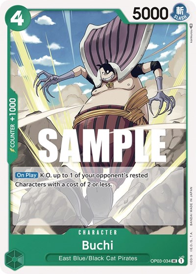 Buchi #OP03-034 Pillars of Strength