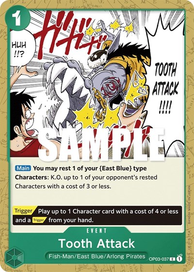 Tooth Attack #OP03-037 Pillars of Strength