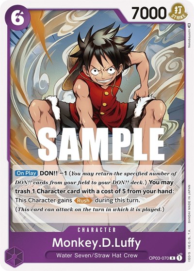 Monkey.D.Luffy #OP03-070 Pillars of Strength