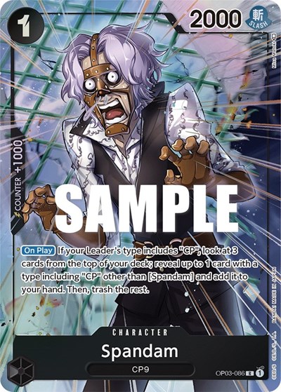 Spandam (Alternate Art) #OP03-086 Pillars of Strength