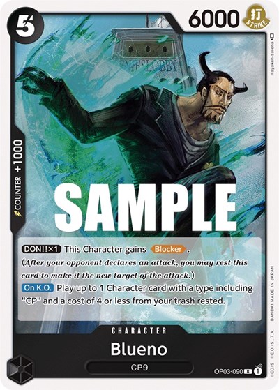 Blueno #OP03-090 Pillars of Strength