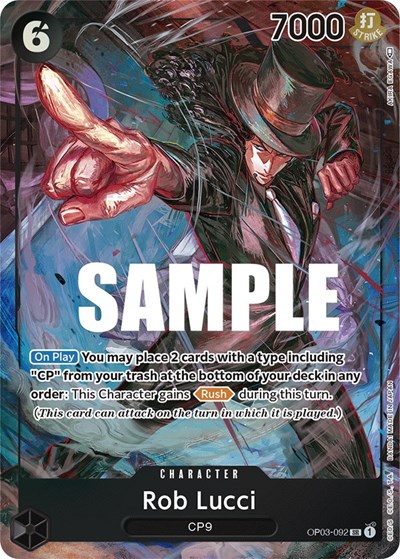 Rob Lucci (Alternate Art) #OP03-092 Pillars of Strength