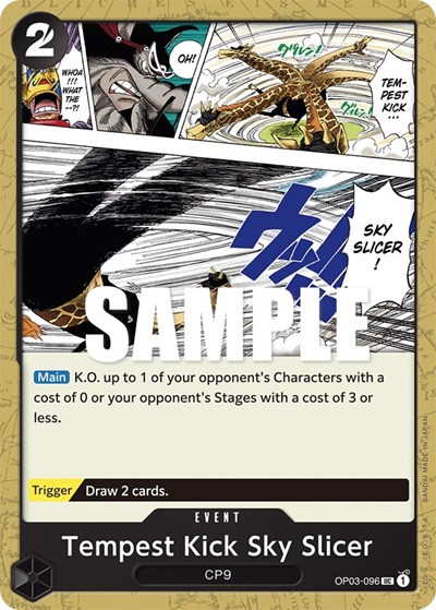 Tempest Kick Sky Slicer #OP03-096 Pillars of Strength