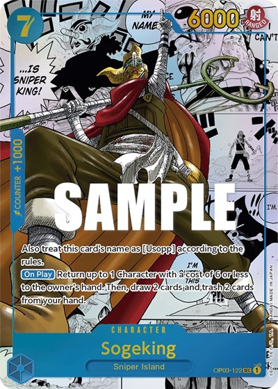 Sogeking (Alternate Art) (Manga) #OP03-122 Pillars of Strength