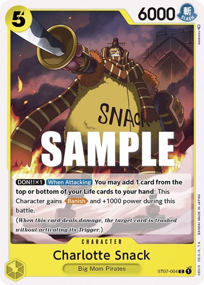 Charlotte Snack #ST07-004 Starter Deck 7: Big Mom Pirates