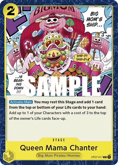 Queen Mama Chanter #ST07-017 Starter Deck 7: Big Mom Pirates