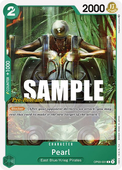 Pearl #OP03-031 Pillars of Strength Pre-Release Cards