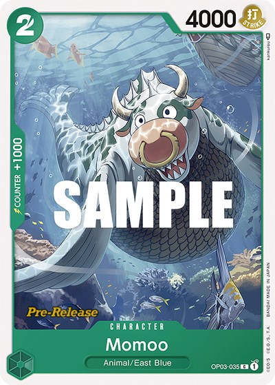 Momoo #OP03-035 Pillars of Strength Pre-Release Cards