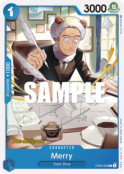 Merry #OP03-052 Pillars of Strength Pre-Release Cards