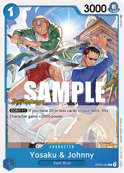 Yosaku & Johnny #OP03-053 Pillars of Strength Pre-Release Cards