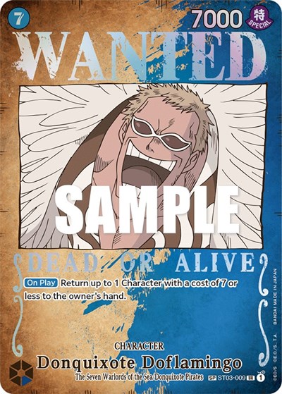 Donquixote Doflamingo (Wanted Poster) #ST03-009 Pillars of Strength