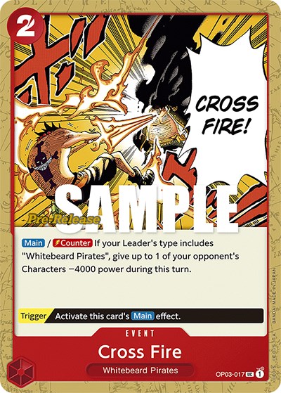 Cross Fire #OP03-017 Pillars of Strength Pre-Release Cards
