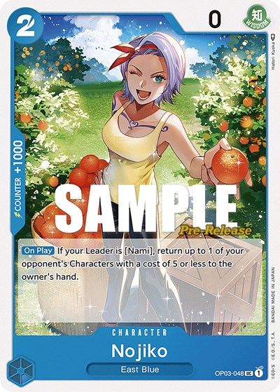 Nojiko #OP03-048 Pillars of Strength Pre-Release Cards