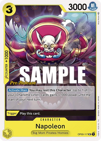 Napoleon #OP03-117 Pillars of Strength Pre-Release Cards