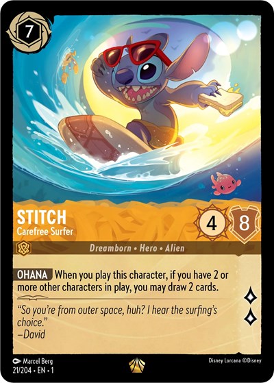 Stitch - Carefree Surfer #21 The First Chapter
