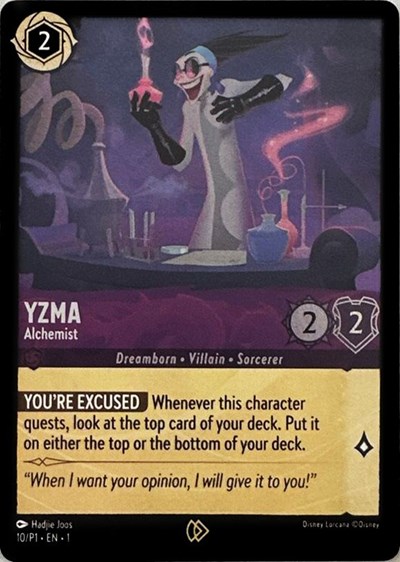 Yzma - Alchemist #10 Disney Lorcana Promo Cards