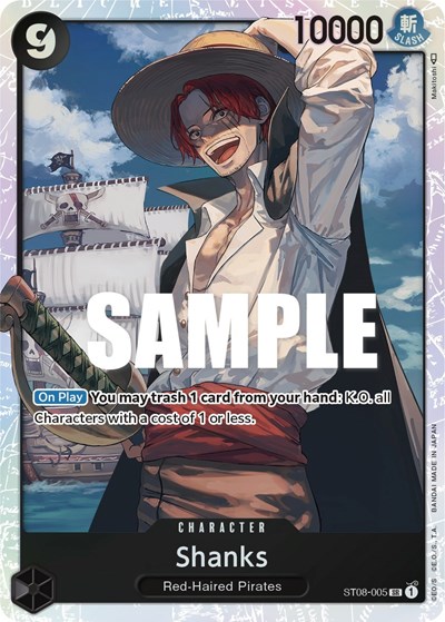 Shanks #ST08-005 Starter Deck 8: Monkey.D.Luffy