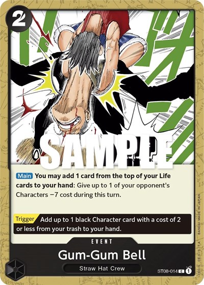 Gum-Gum Bell #ST08-014 Starter Deck 8: Monkey.D.Luffy