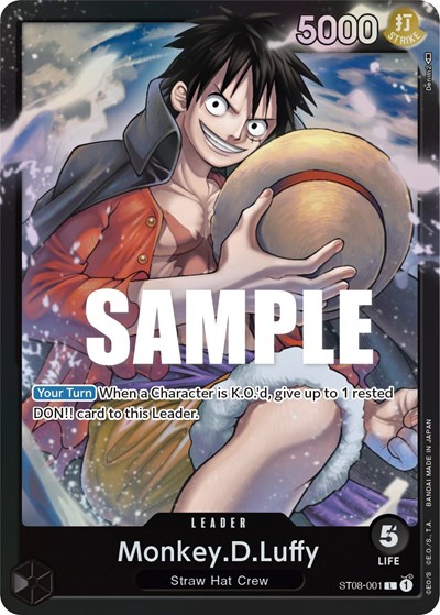 Monkey.D.Luffy #ST08-001 Starter Deck 8: Monkey.D.Luffy