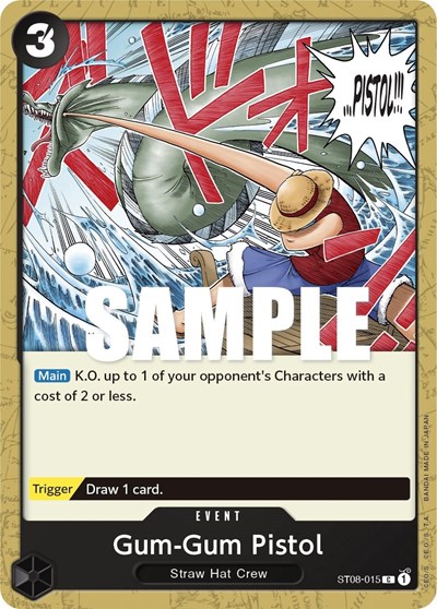 Gum-Gum Pistol #ST08-015 Starter Deck 8: Monkey.D.Luffy