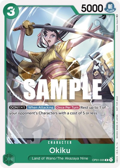 Okiku (Tournament Pack Vol. 4) #OP01-035 One Piece Promotion Cards