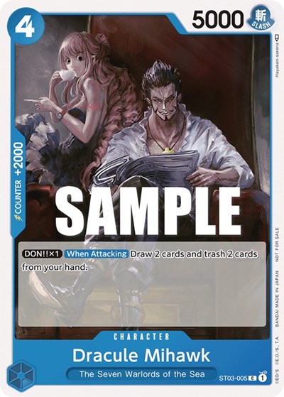 Dracule Mihawk (Tournament Pack Vol. 4) #ST03-005 One Piece Promotion Cards