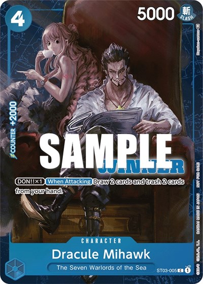 Dracule Mihawk (Winner Pack Vol. 4) #ST03-005 One Piece Promotion Cards