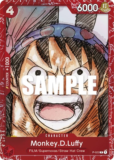 Monkey.D.Luffy (Premium Card Collection -ONE PIECE FILM RED Edition-) #P-022 One Piece Promotion Cards