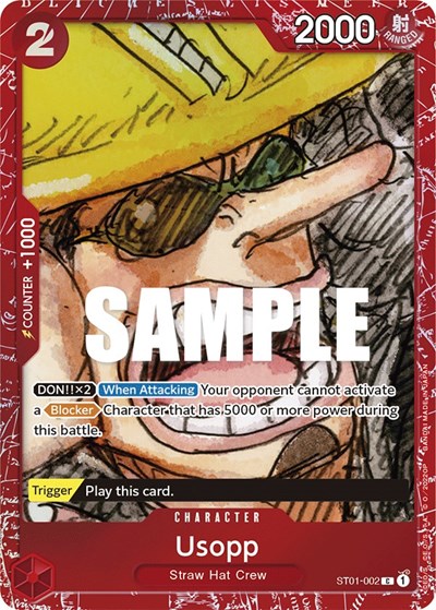 Usopp (Premium Card Collection -ONE PIECE FILM RED Edition-) #ST01-002 One Piece Promotion Cards